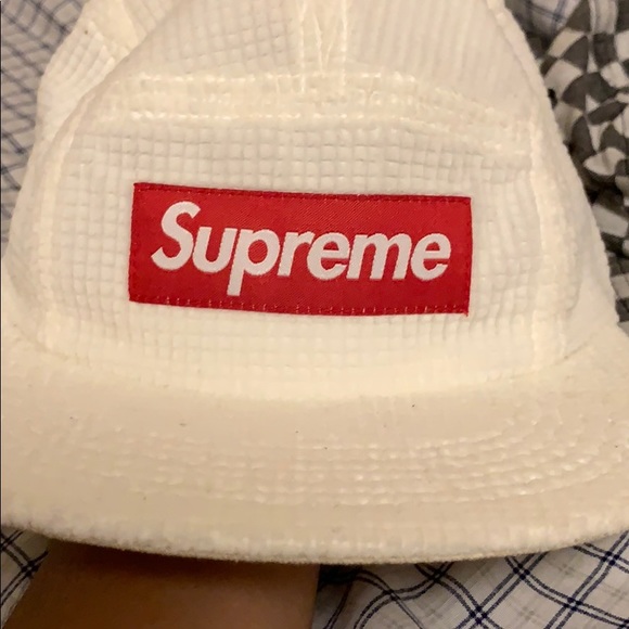 Two supreme camp Caps worn a few times